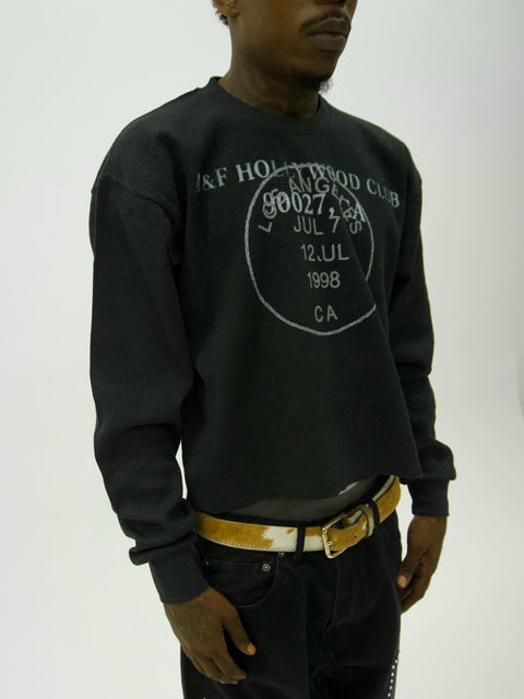 "Hollywood Club" thermal long sleeve