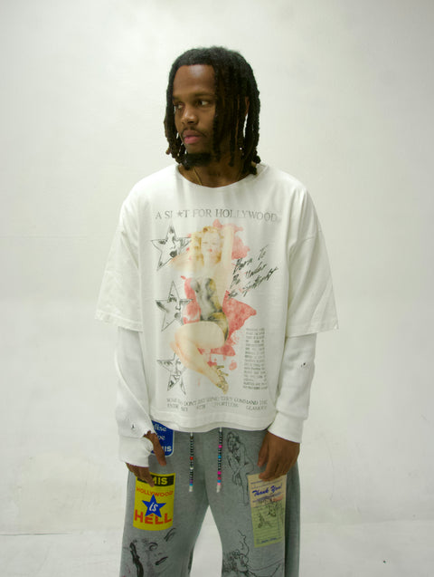 “Sl*t for Hollywood” long sleeve t-shirt