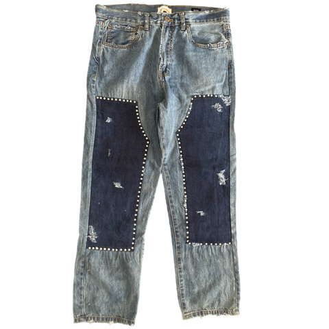 Studded Carpenter Denim