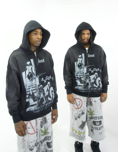 “Lost Angels” Zip Hoodie