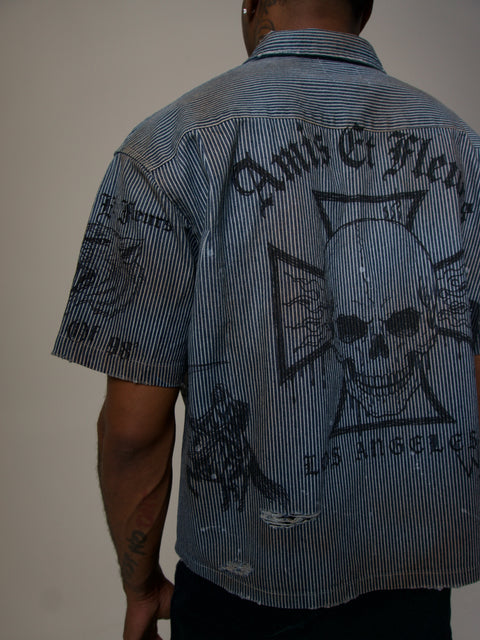 "Heaven or Hollywood" Button up shirt