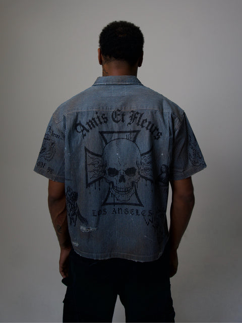 "Heaven or Hollywood" Button up shirt