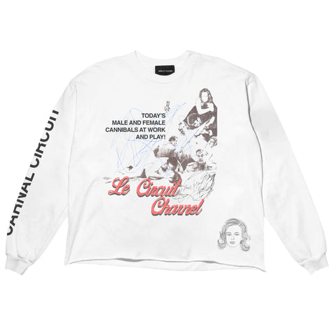 "LE CIRCUIT CHANNEL" Long sleeve t-shirt
