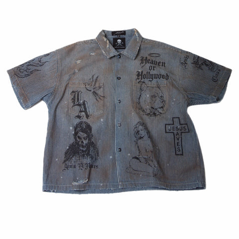 "Heaven or Hollywood" Button up shirt