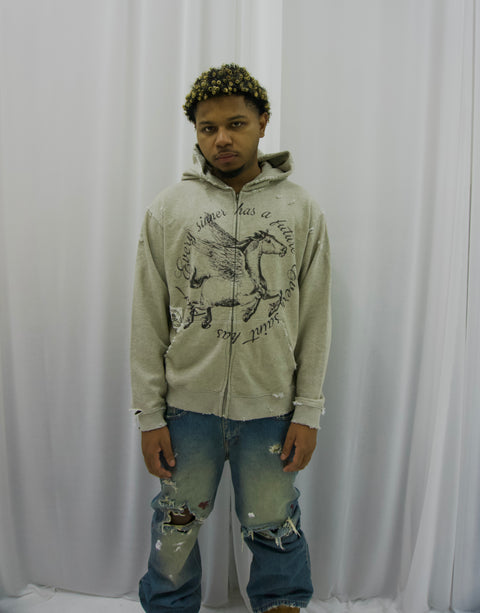 “Born To Sin” Zip Hoodie