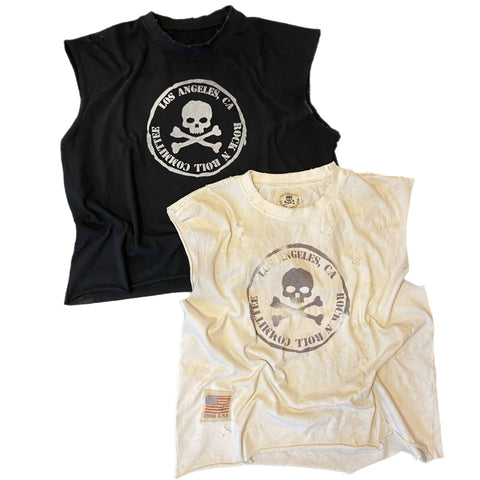 "Punk Rock" cut off tee (wholesale)