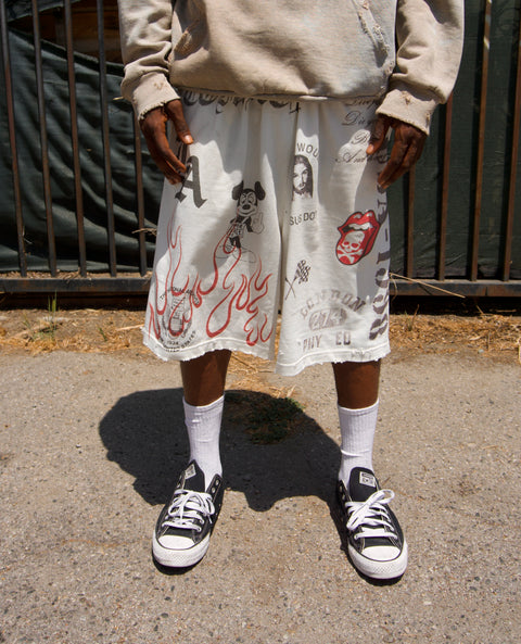 "Mayhem in Hollywood" Cotton Shorts (Wholesale)