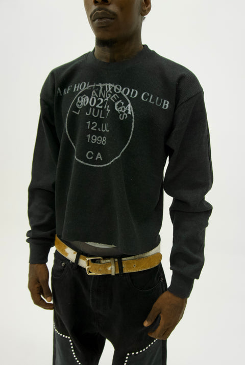 "Hollywood Club" thermal long sleeve