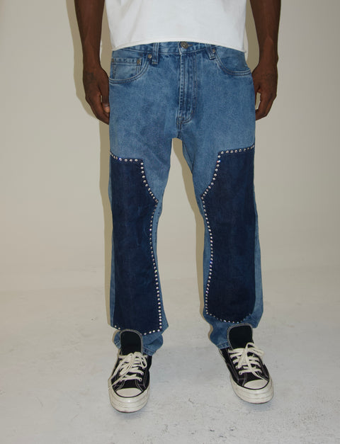 Studded Carpenter Denim