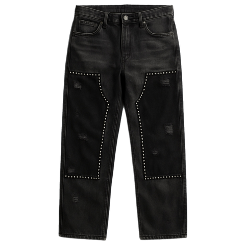 Studded Carpenter Denim