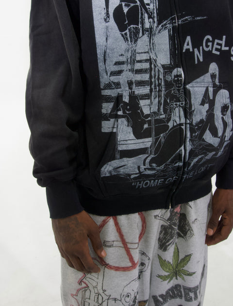“Lost Angels” Zip Hoodie