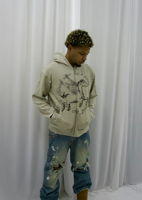 “Born To Sin” Zip Hoodie