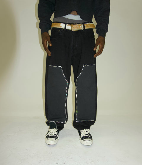 Studded Carpenter Denim