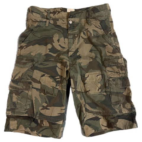 A&F utility cargo shorts