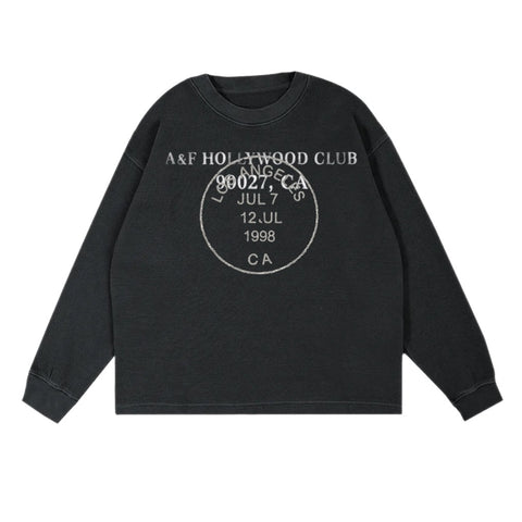 "Hollywood Club" thermal long sleeve