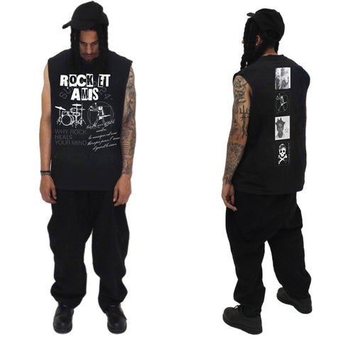 "Rock Et Amis" Cutoff Tee (Wholesale)
